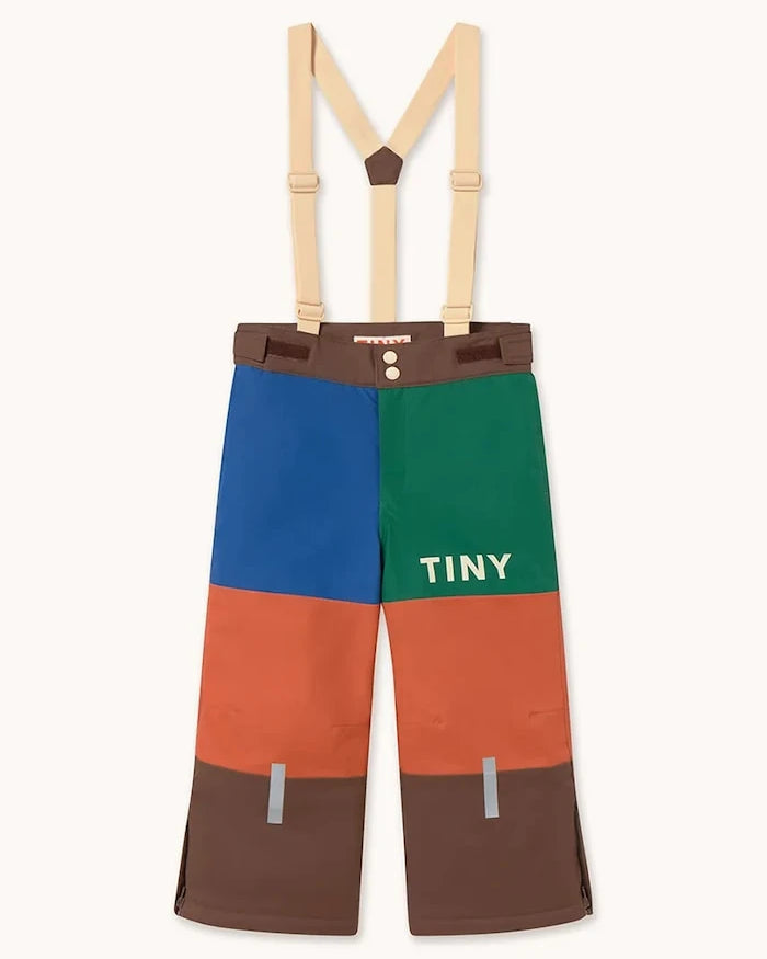 Детски ски панталон Tinycottons COLOR BLOCK SNOW PANT