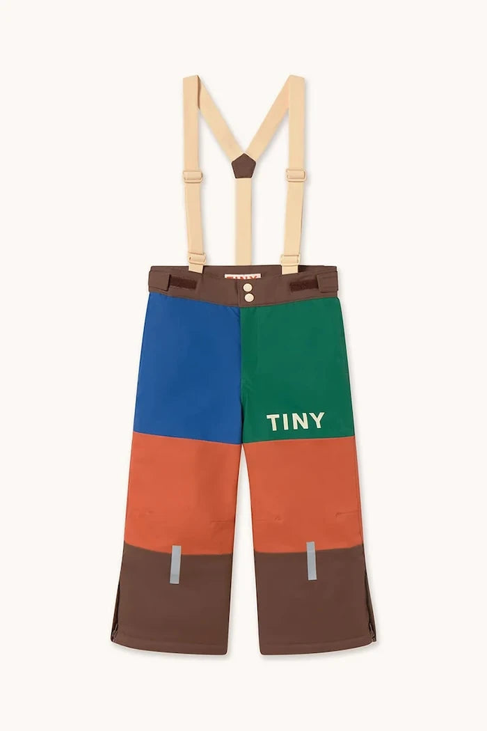 Детски ски панталон Tinycottons COLOR BLOCK SNOW PANT