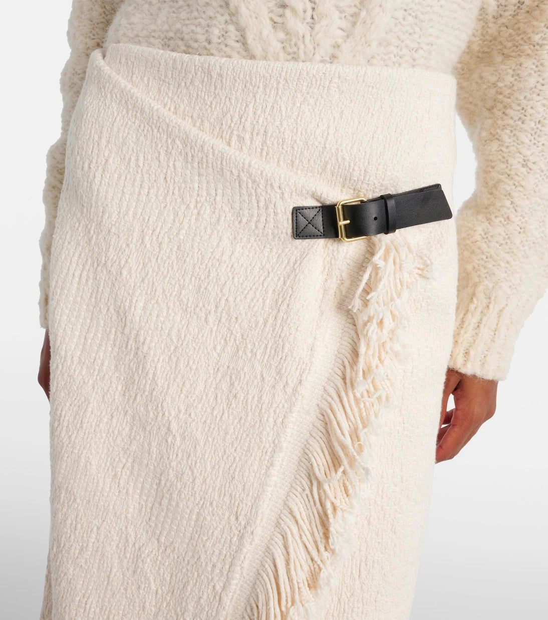Isabel Marant - Galla cotton and linen midi skirt
