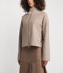 Fabiana Filippi Brown Reversible Zipped Cardigan