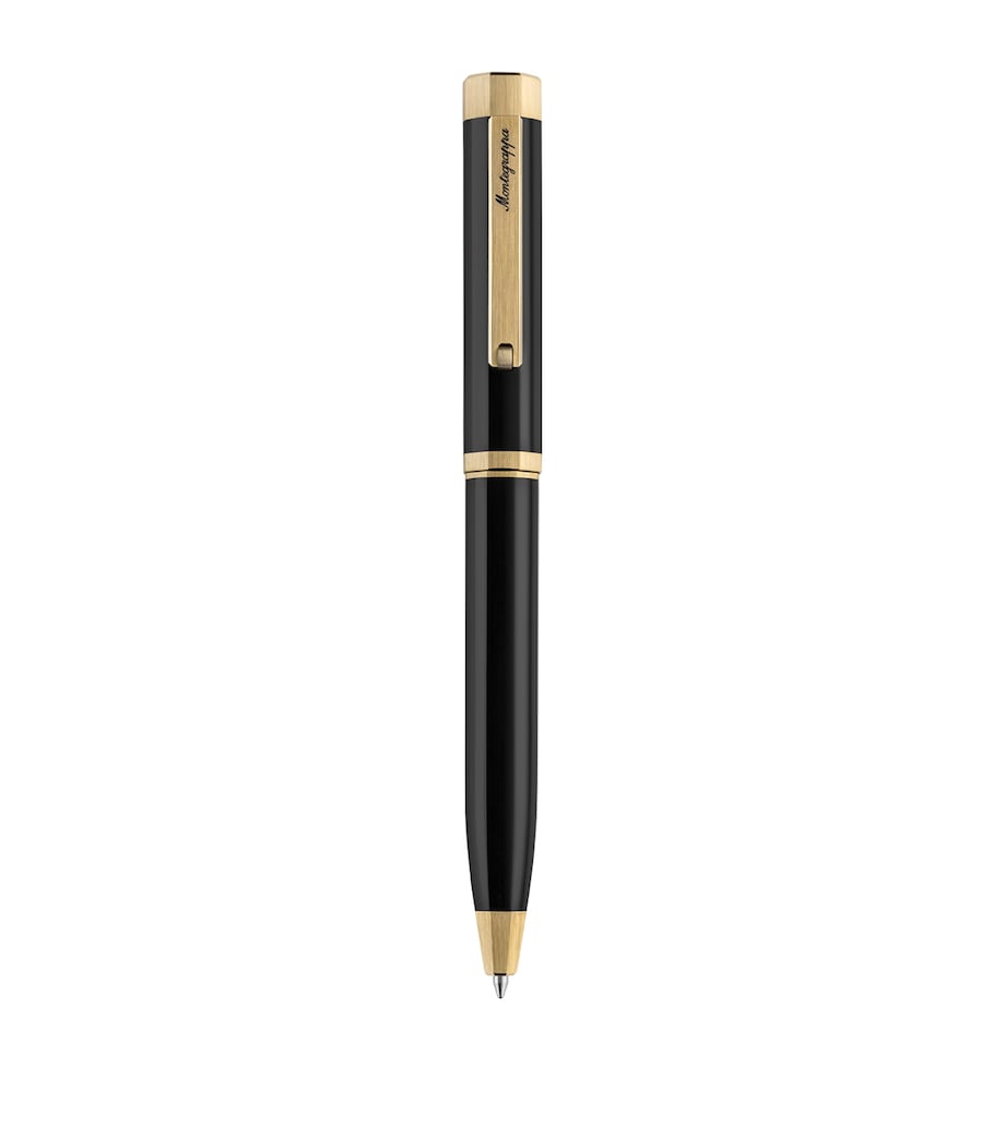 Yellow Gold-Trim Otto Ballpoint Pen