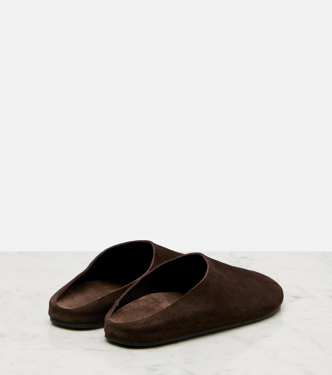 The Row - Hudson suede mules