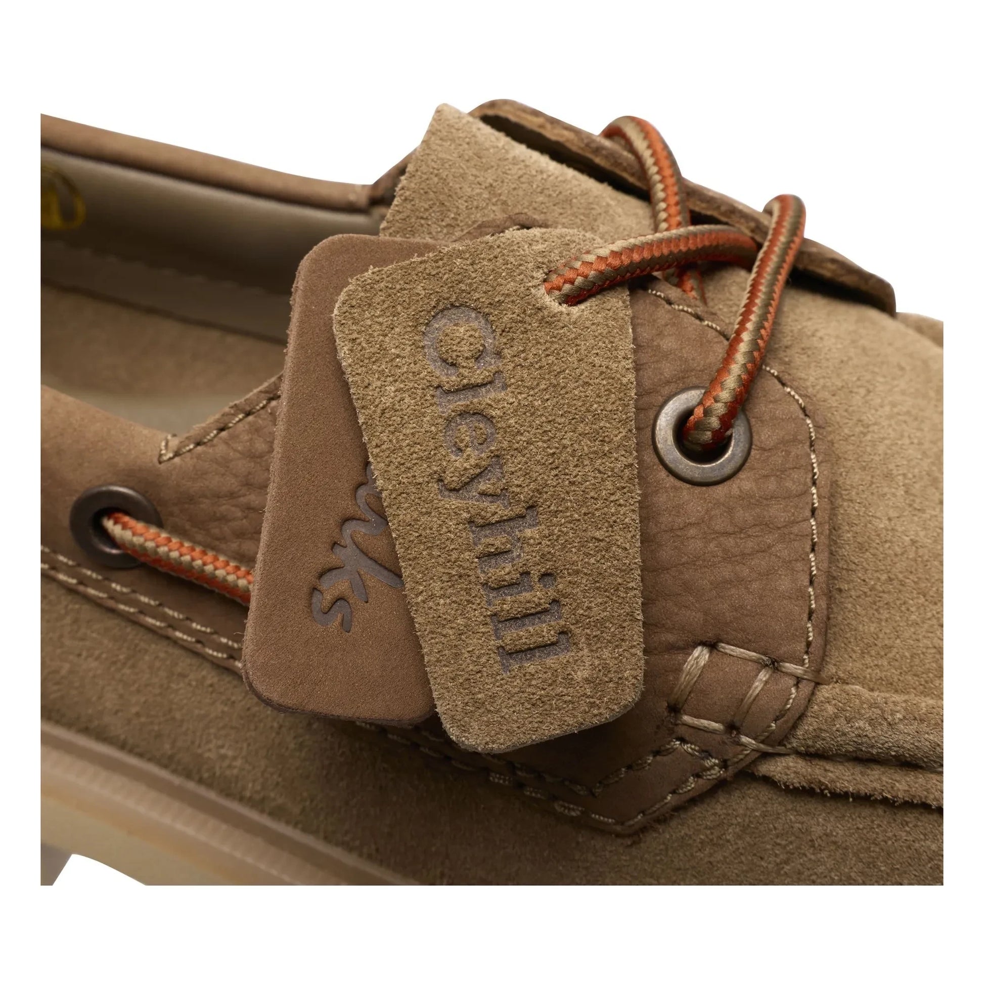 Clarks - Cleyhill Boat Shoes | Dark Beige