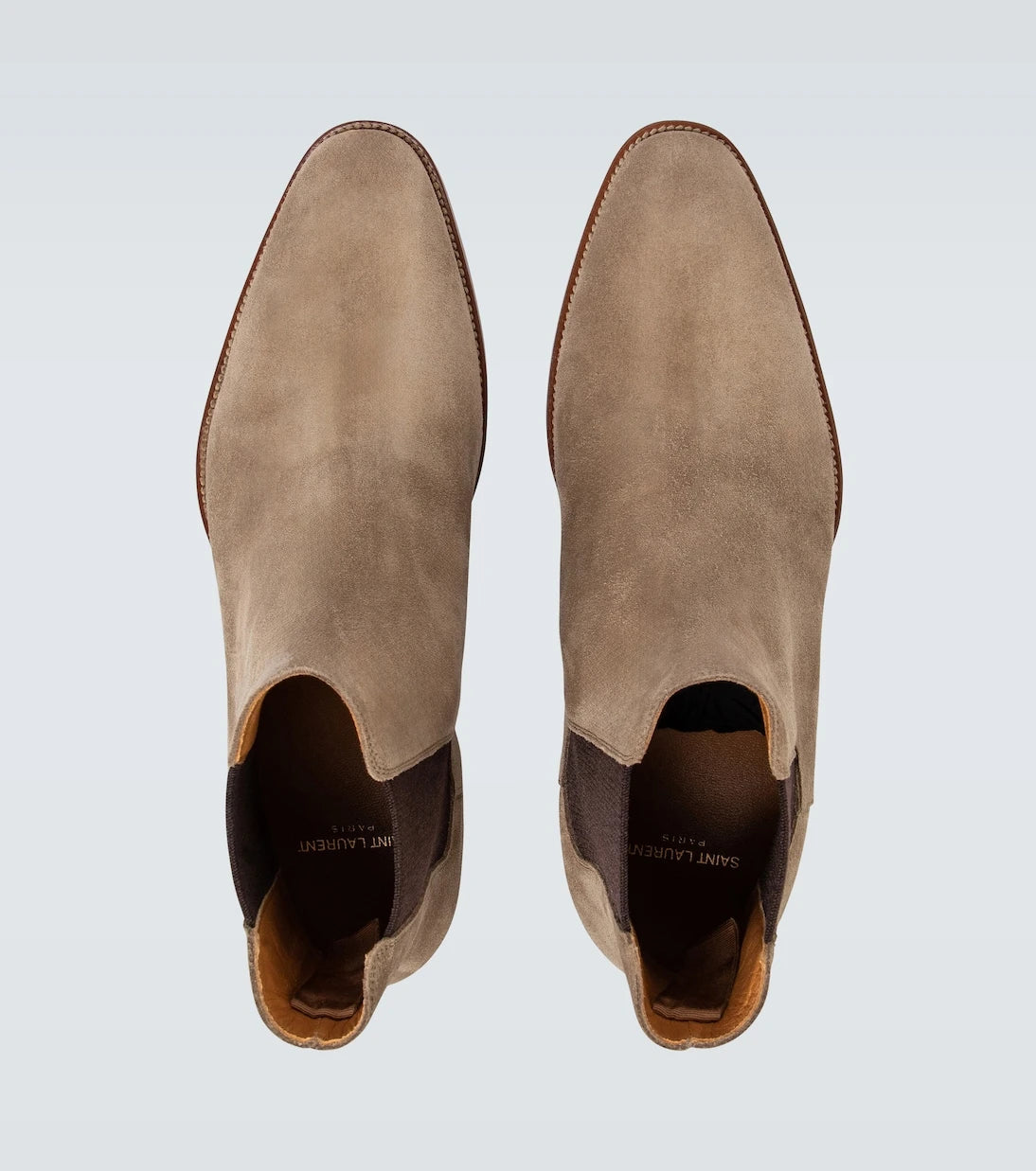 Saint Laurent - Wyatt suede Chelsea boots