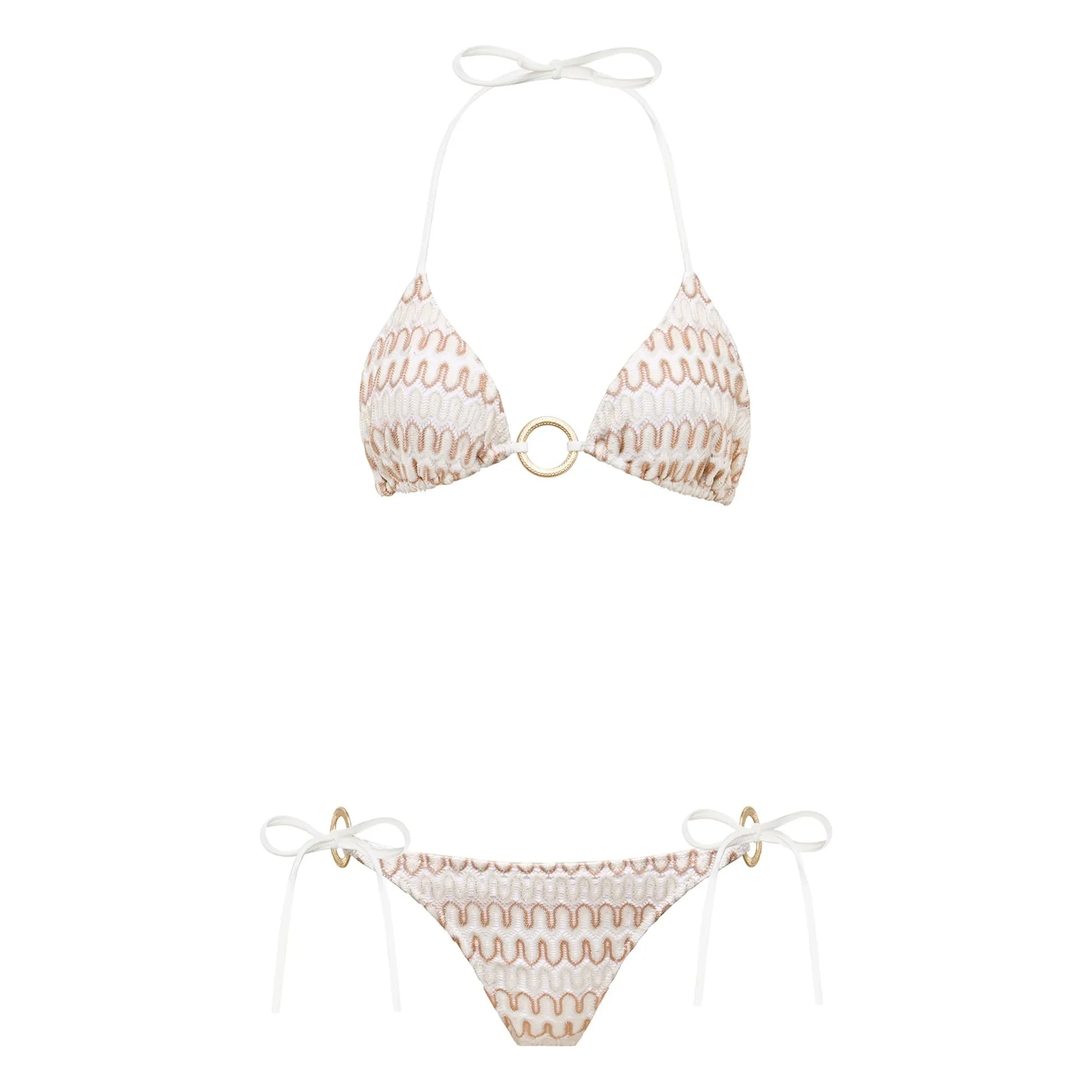 Lison Paris - Sunset Crochet Swimsuit Top | White
