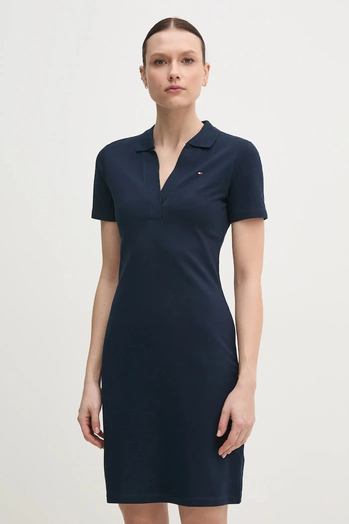 Tommy Hilfiger pamuk ve elastan elbise