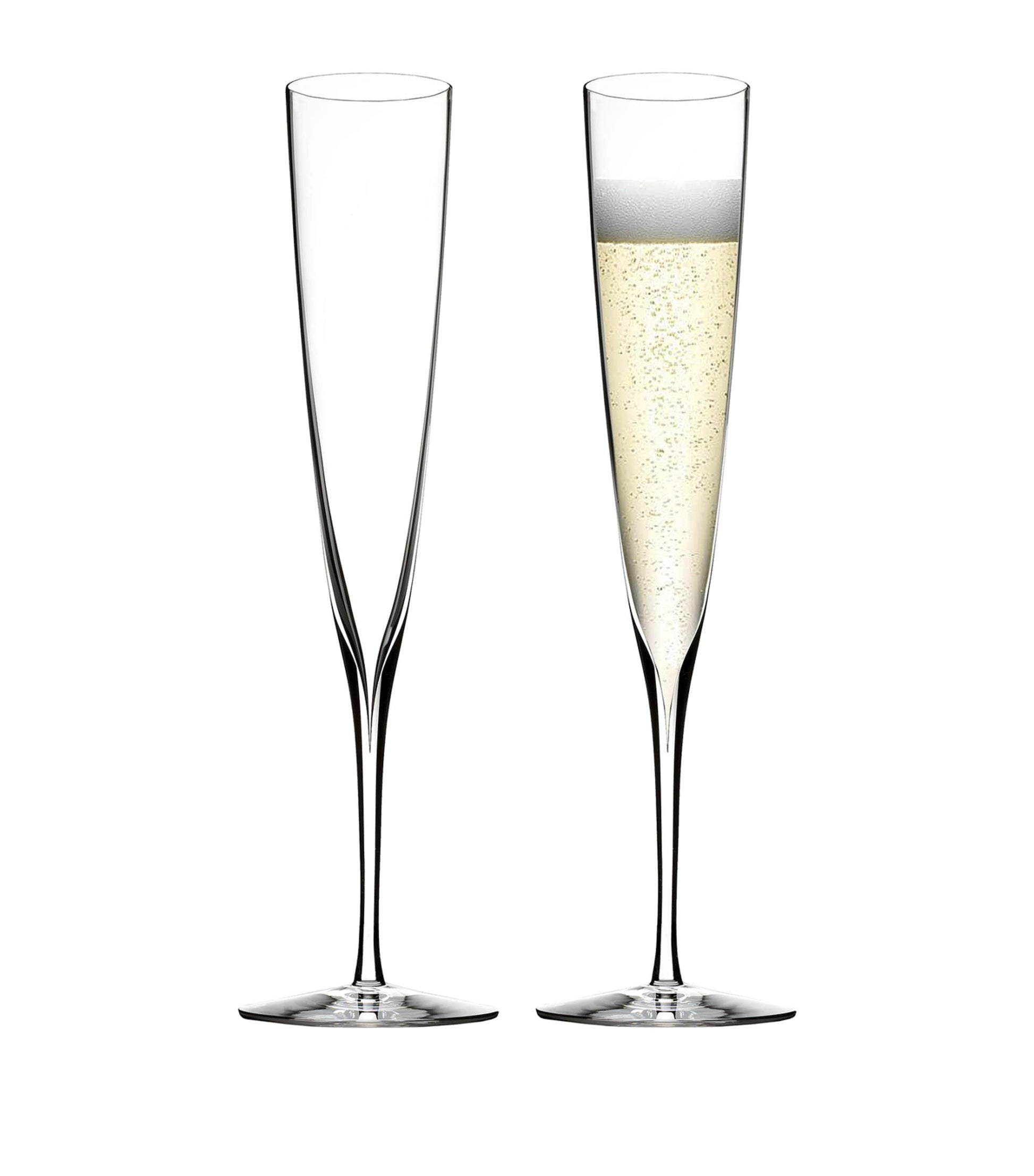 Elegance Champagne Trumpet FlutesSet of 2