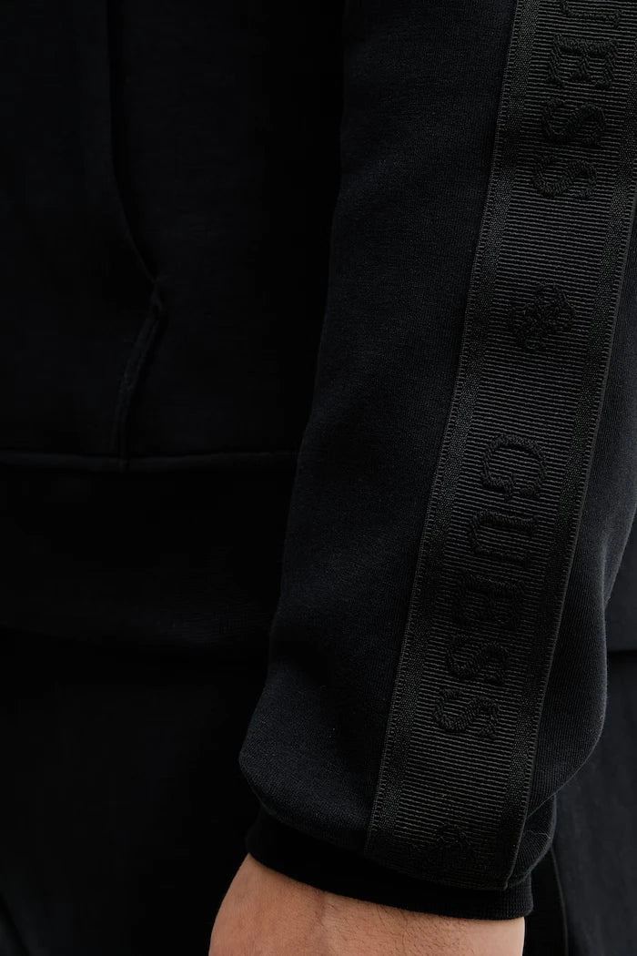 Guess kapüşonlu erkek pamuklu sweatshirt THOR
