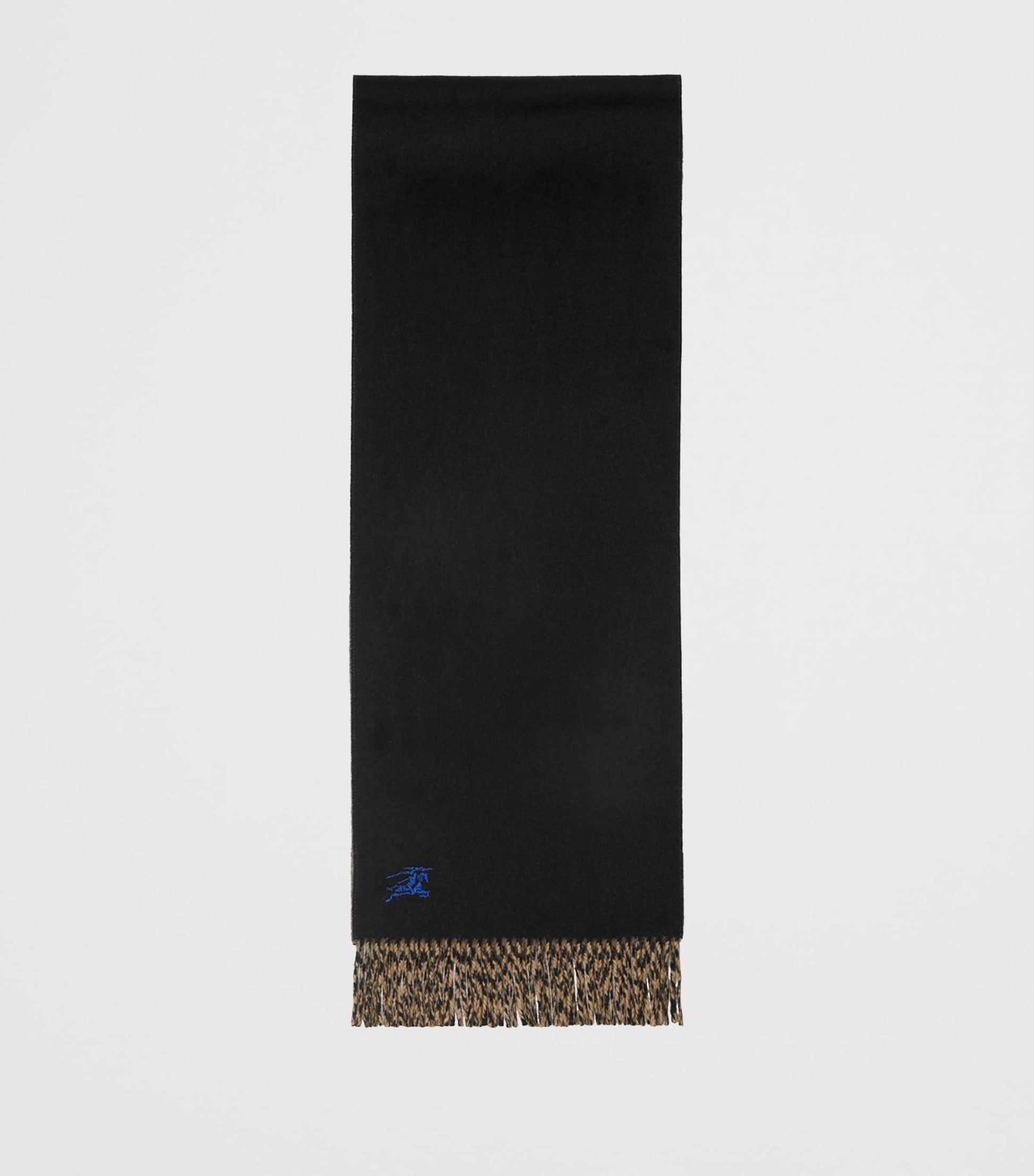 Black Cashmere Reversible Scarf