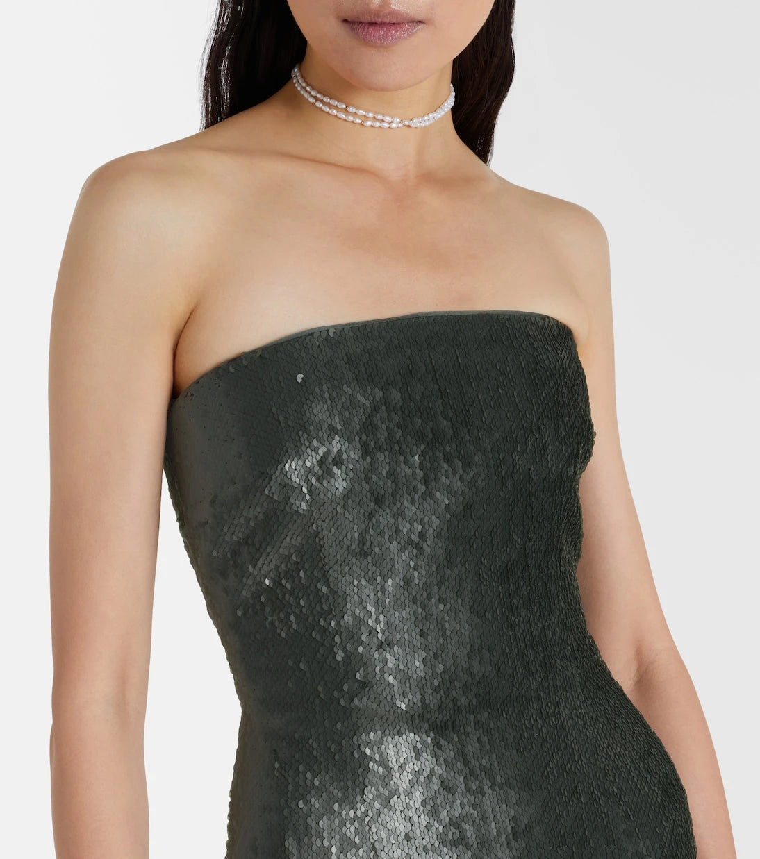 Emilia Wickstead - Laelia sequined bustier gown