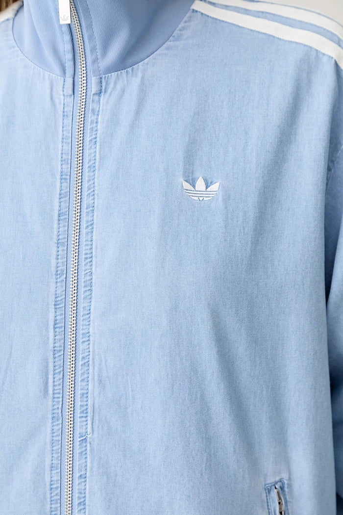 adidas Originals kadın denim fermuarlı sweatshirt