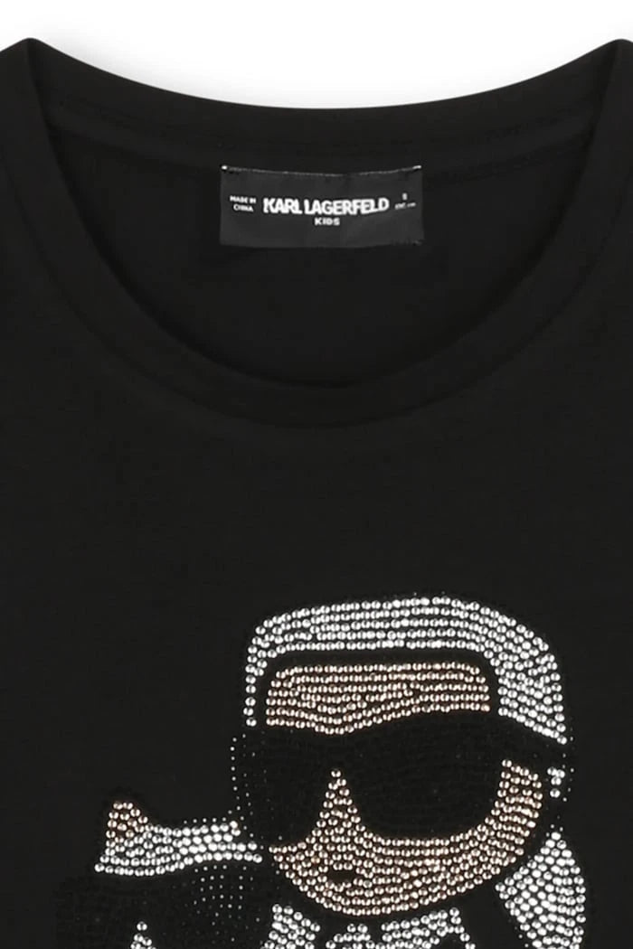 Детска блуза с дълги ръкави Karl Lagerfeld