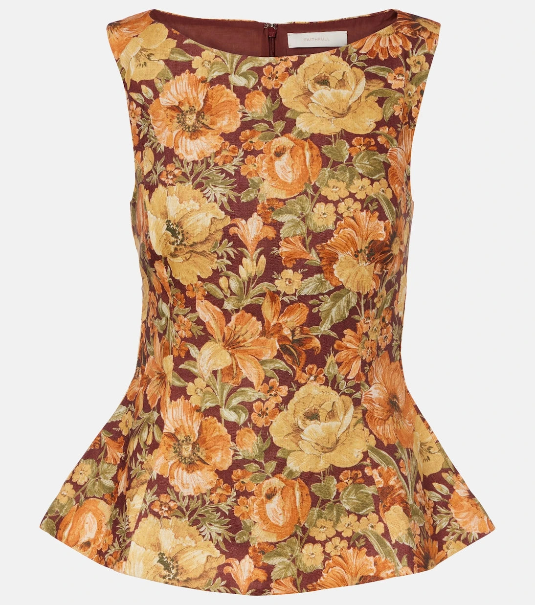 Faithfull - Ana floral linen top