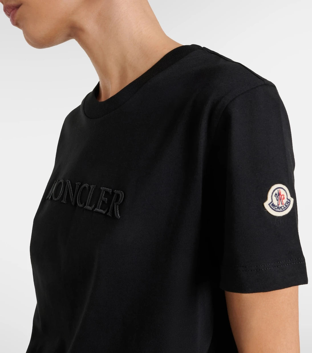 Moncler - Logo cotton jersey T-shirt
