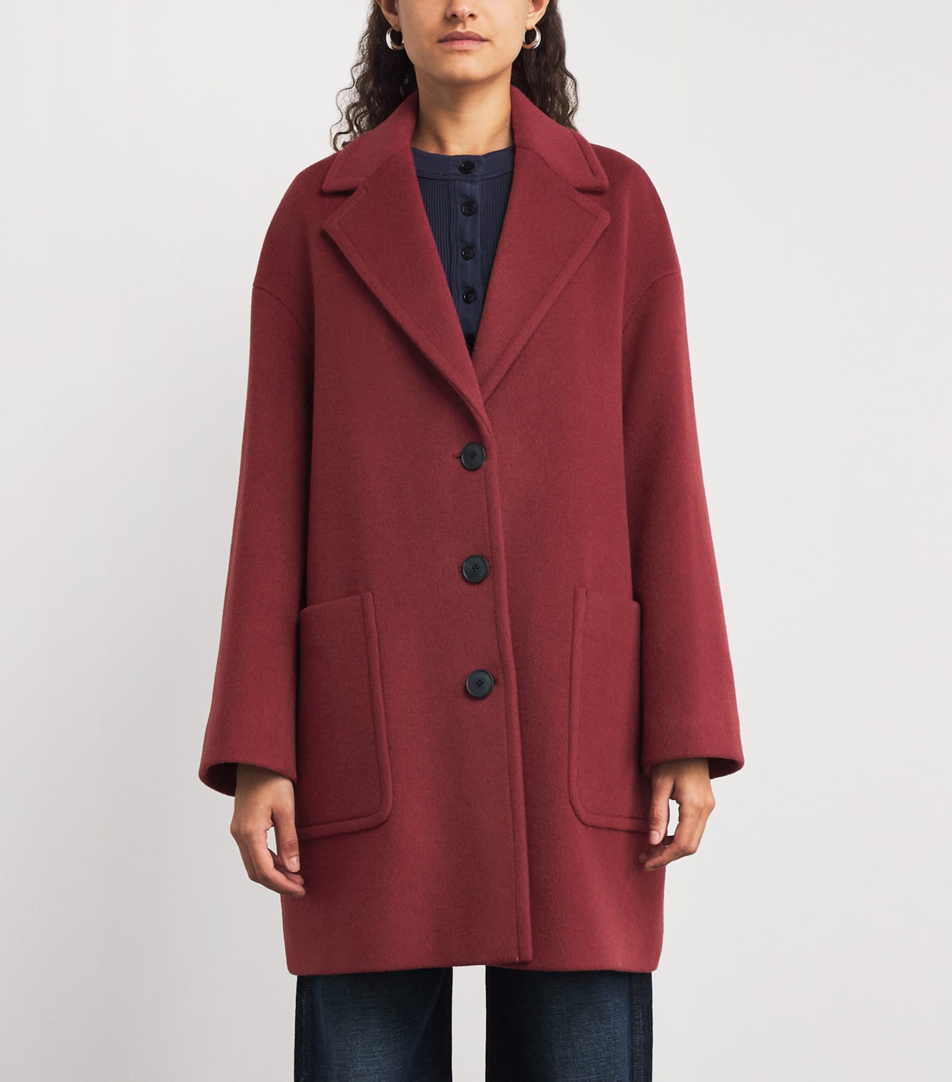 MAX&Co. Red Wool Coat