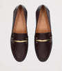 Tod's Brown Leather Barretta Mocassins