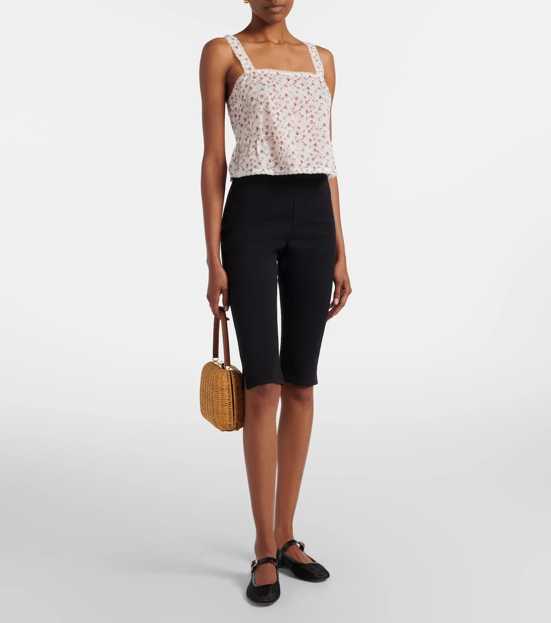 Posse - Angelina cotton-blend capri pants