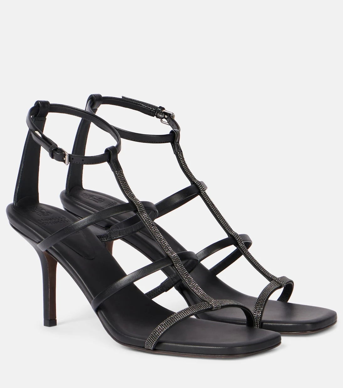 Brunello Cucinelli - Monili leather sandals