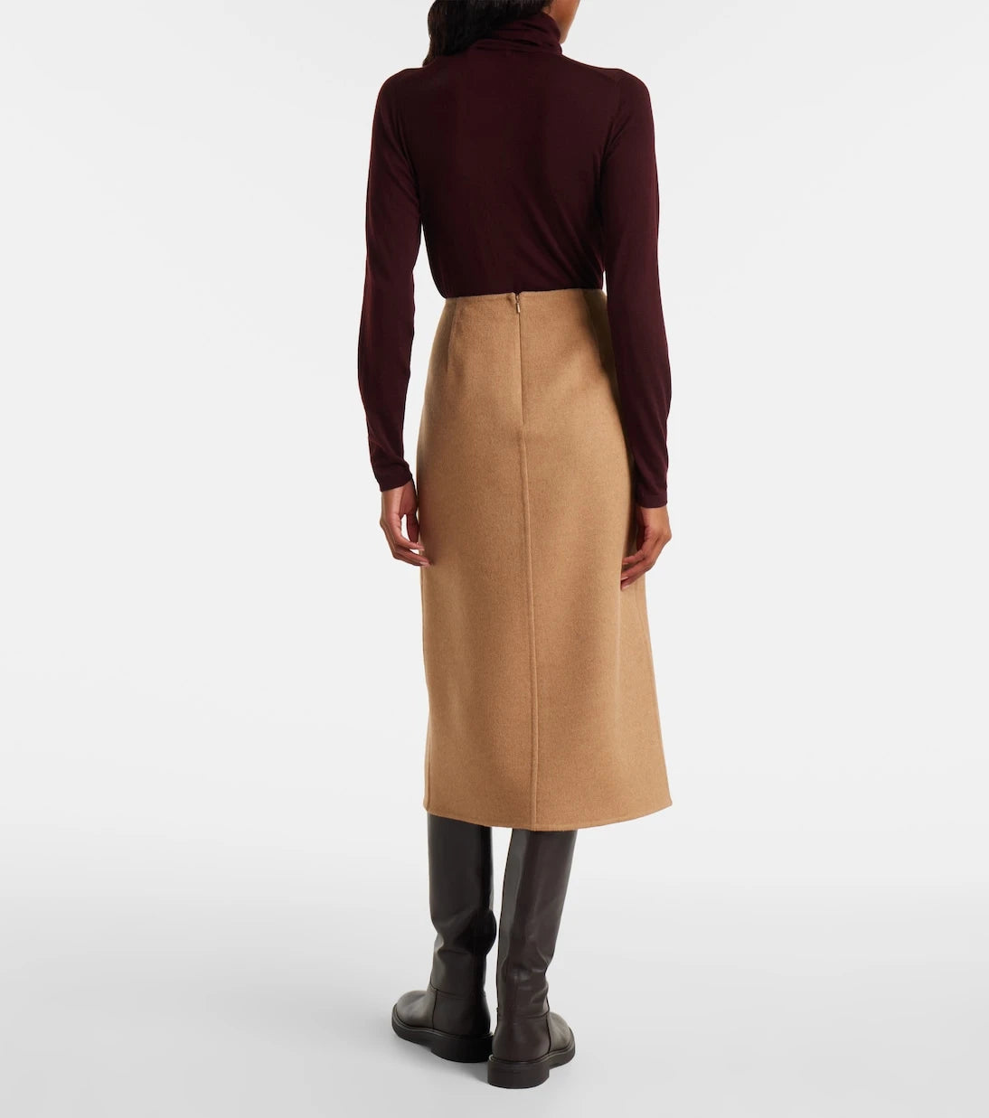 Max Mara - Curzio wool wrap skirt