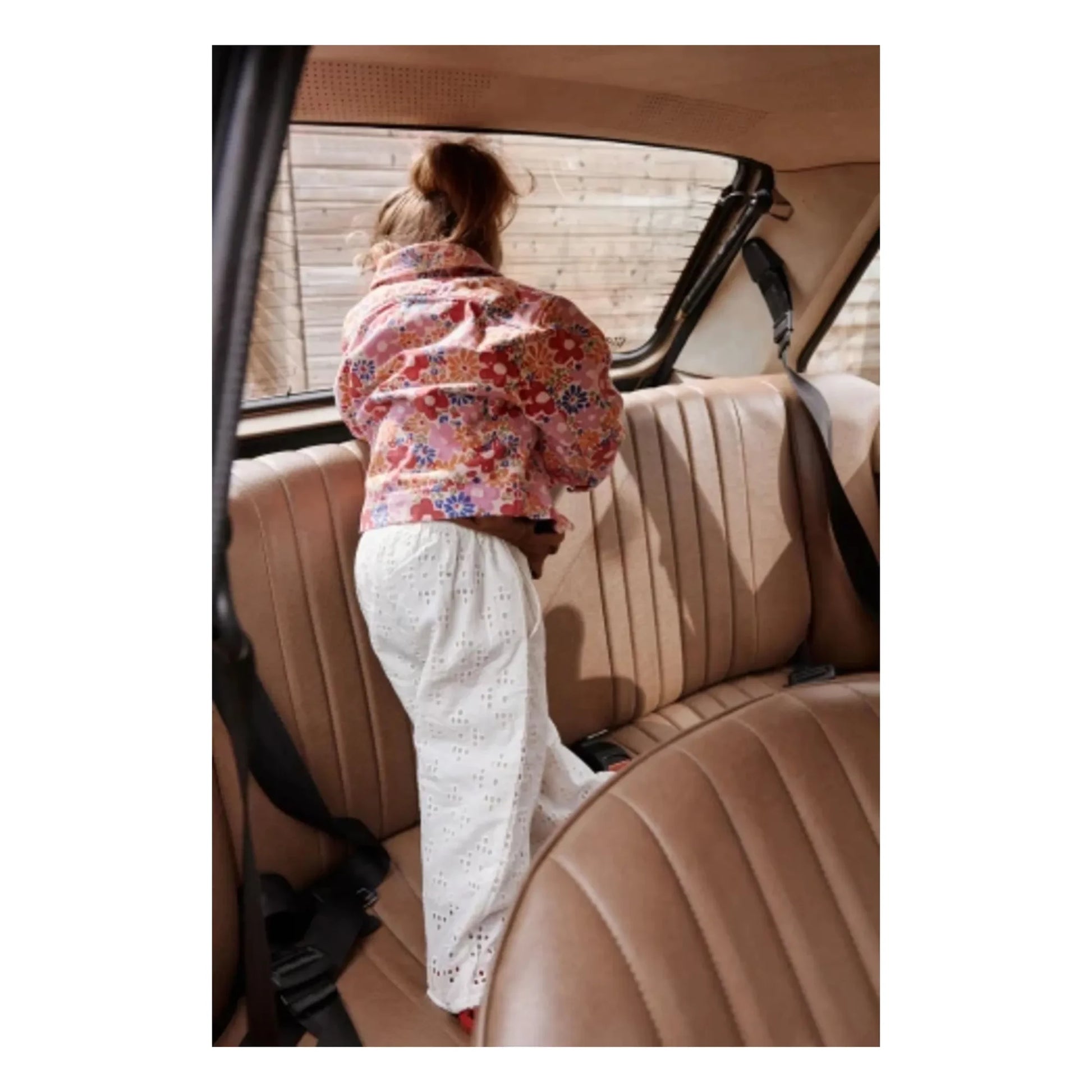 Apaches - Hitam Embroidery Trousers | Cream