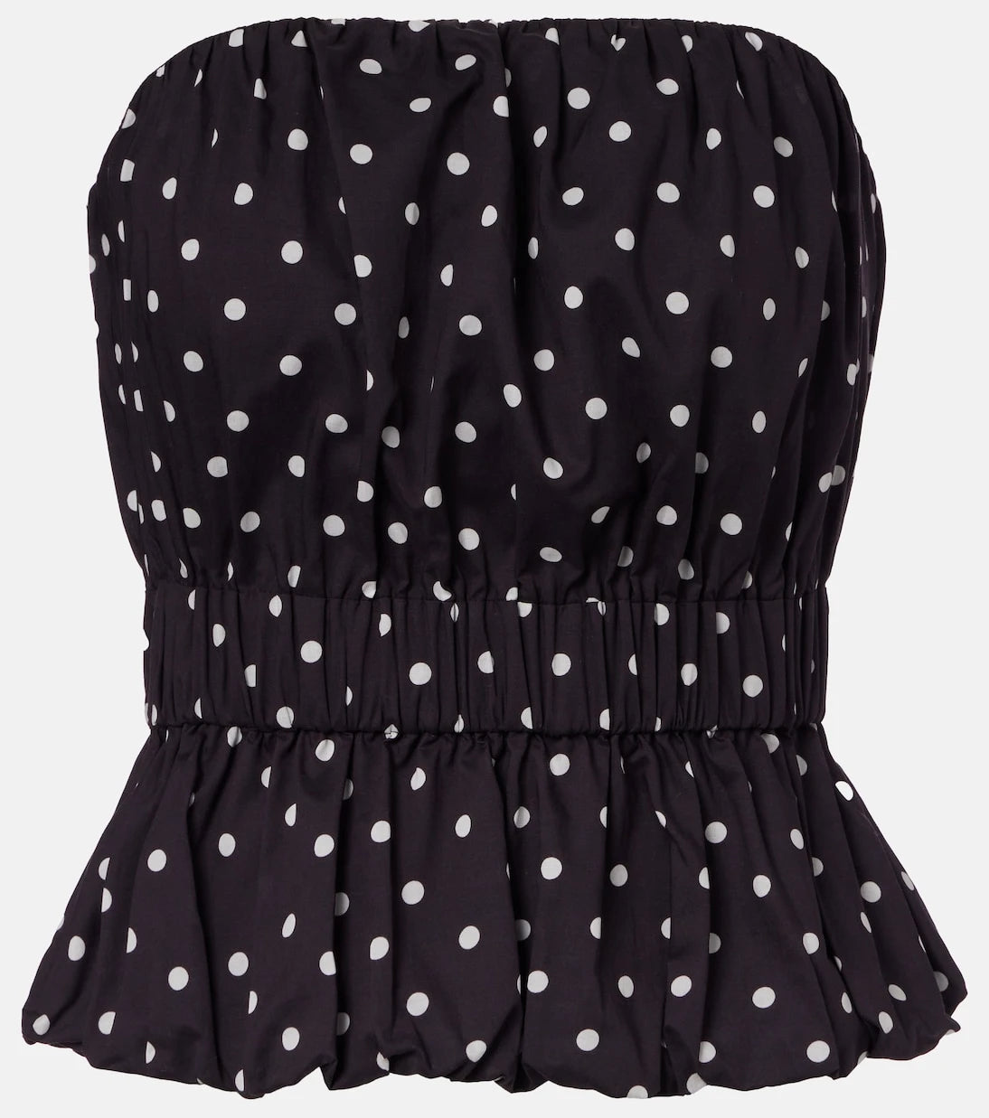 Posse - Aurelia polka-dot top