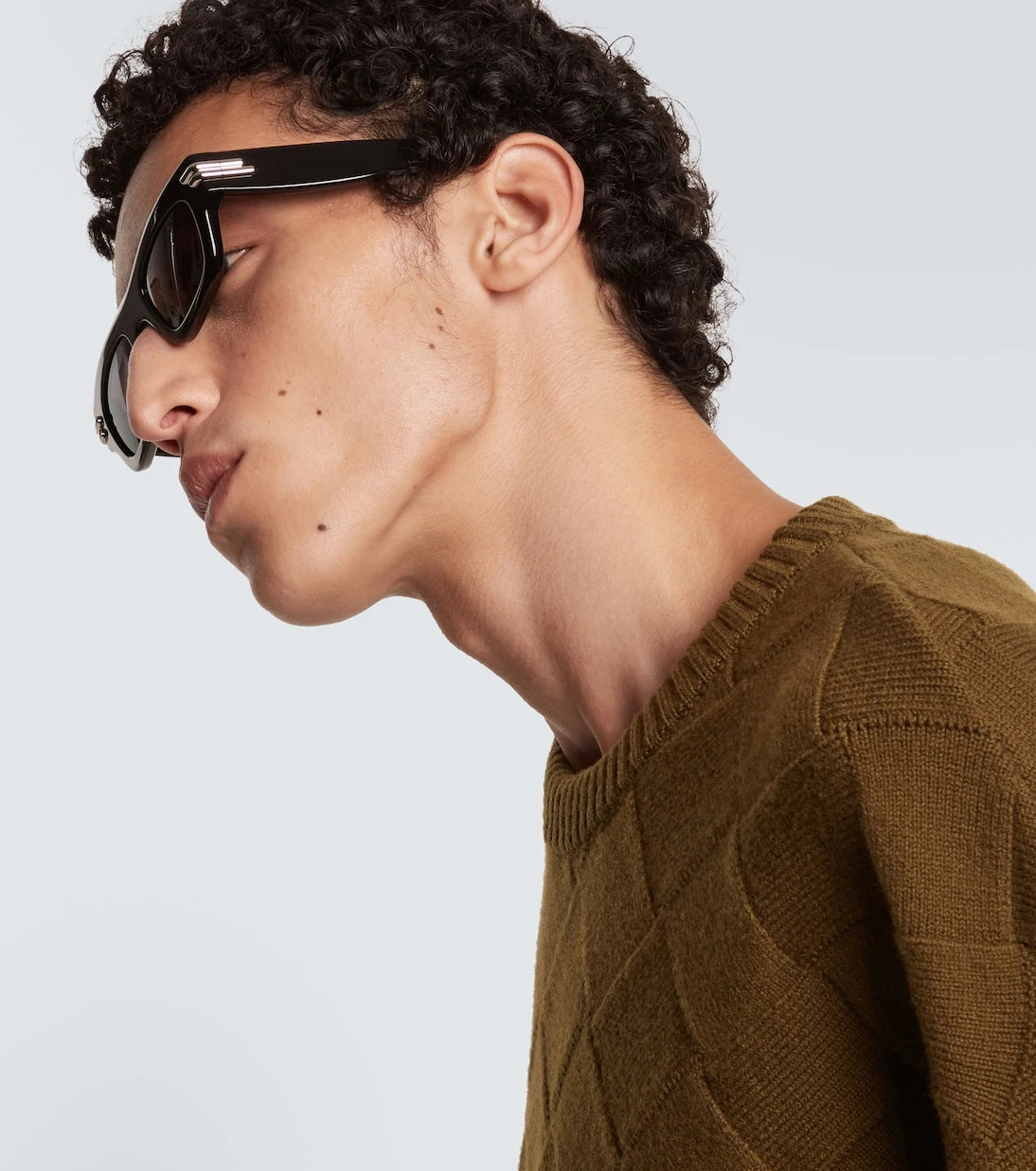 Bottega Veneta - Bold Ribbon aviator sunglasses
