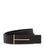 TOM FORD Calf Leather Reversible Slim T Belt