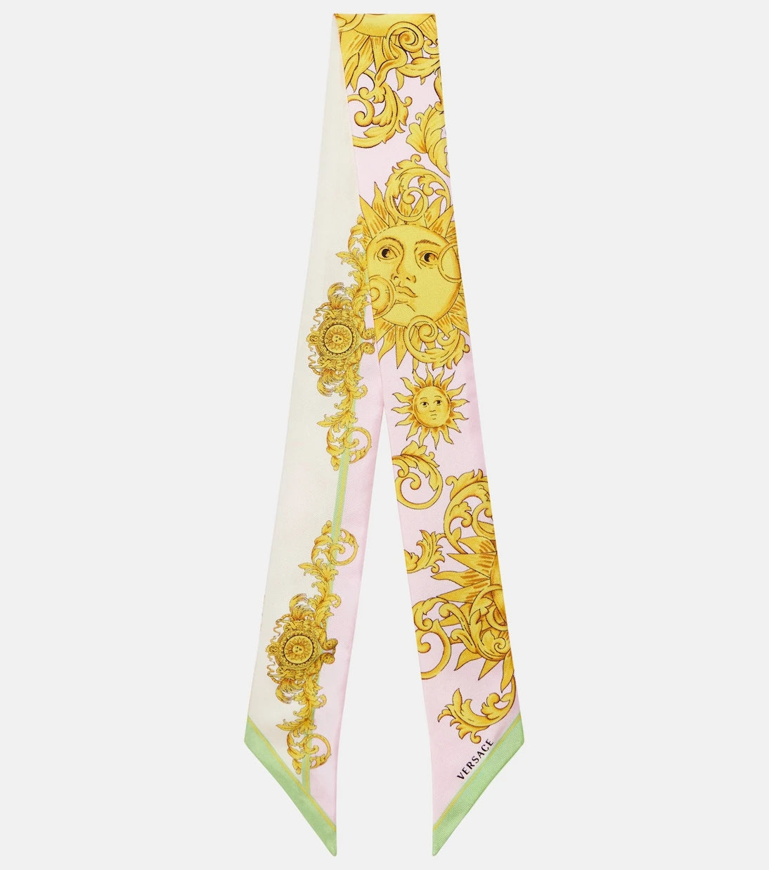 Versace - Printed silk twill scarf