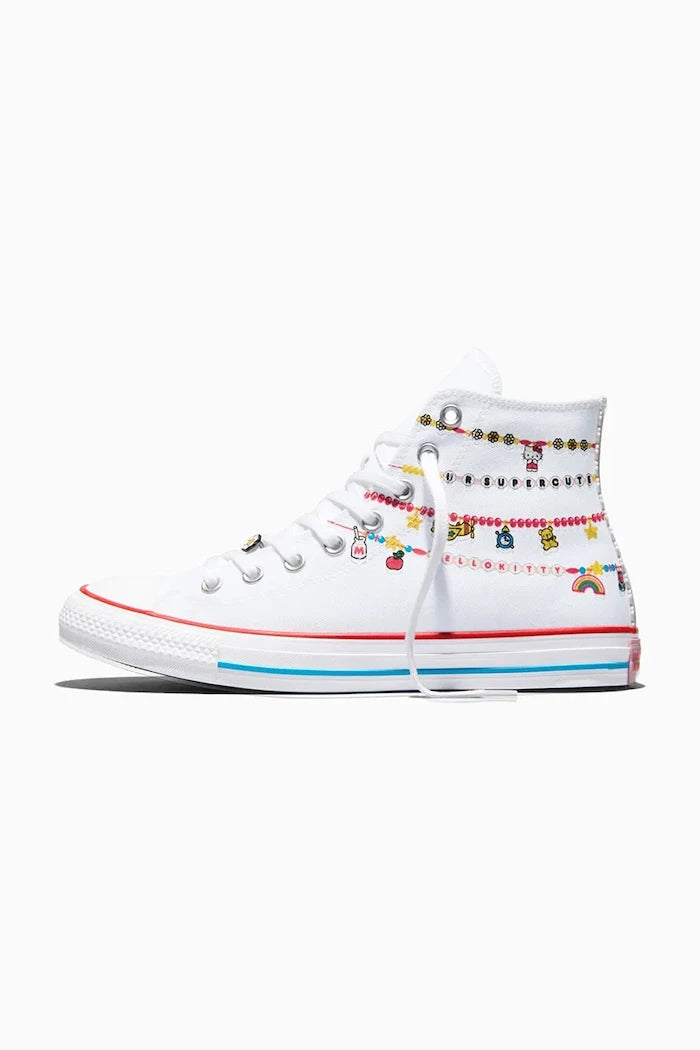 Converse Converse x Hello Kitty Chuck Taylor All Star HI Yüksek Kadın Keten Ayakkabı