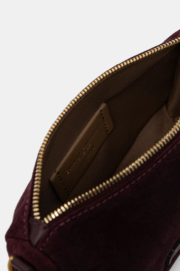 Gianni Chiarini kadın crossbody süet çanta NORA POUCH