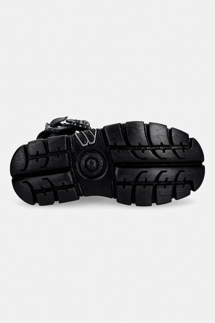 New Rock kadın deri sandalet LUXOR NEGRO,TOWER NEGRO + LATERAL + ENT.