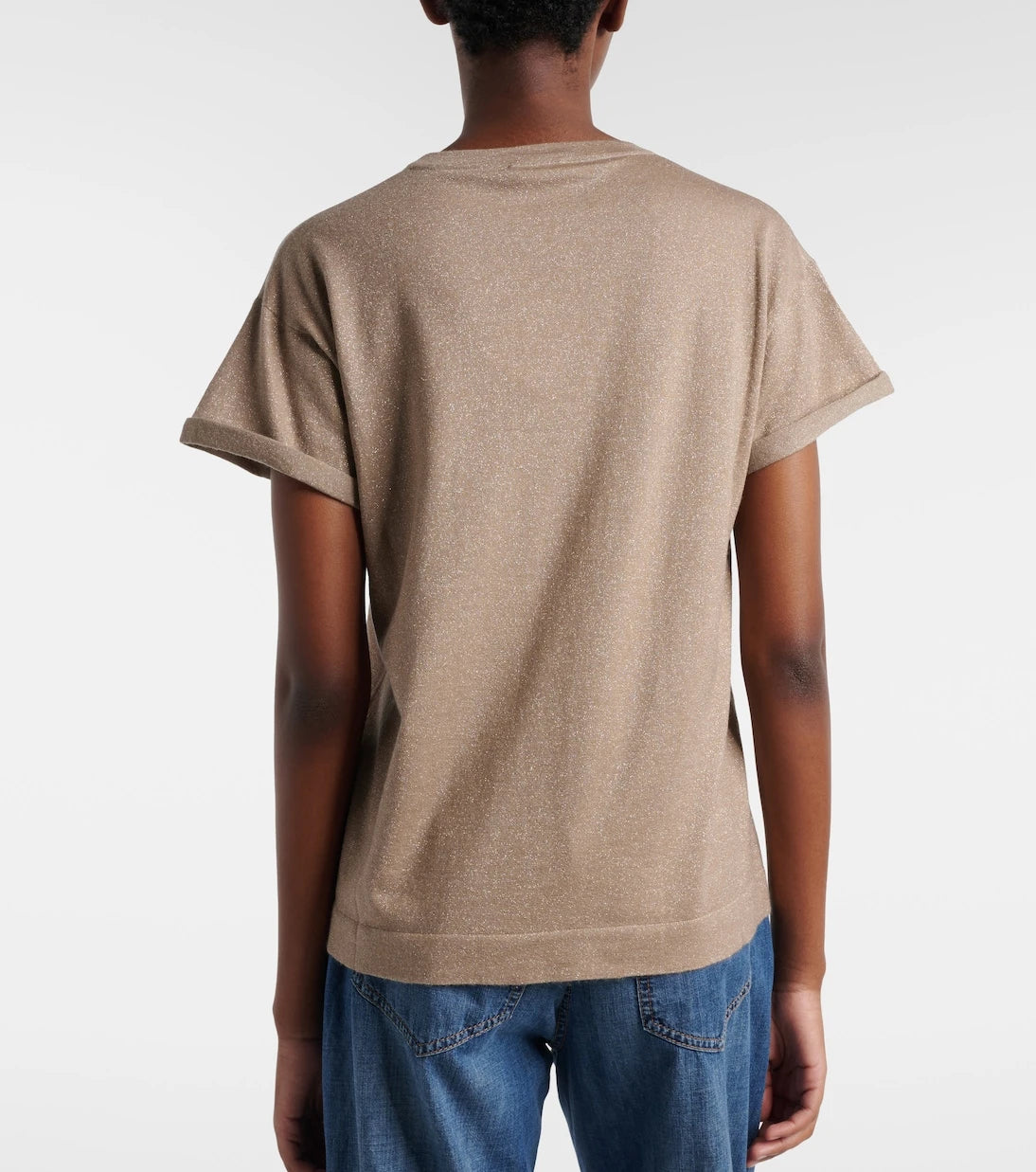Brunello Cucinelli - Cashmere and silk-blend T-shirt