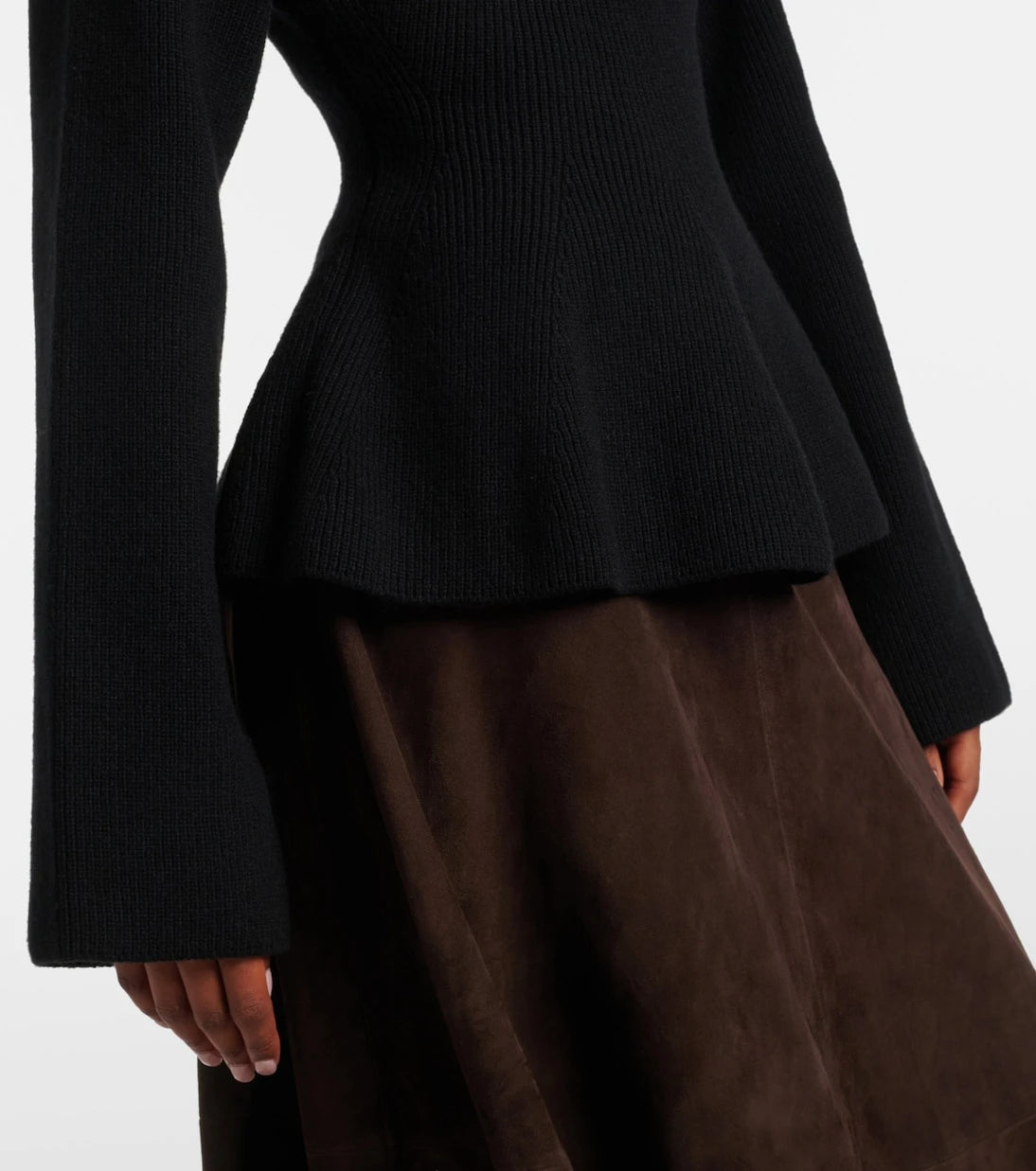 Róhe - Turtleneck wool and cashmere top