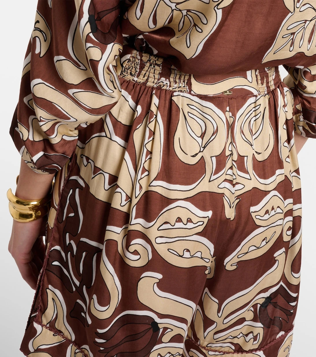 Poupette St Barth - Isabelle printed high-rise shorts