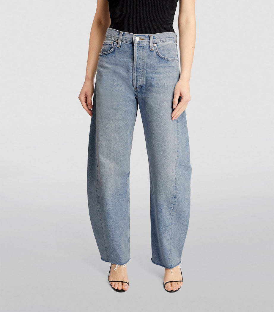 Blue Luna Barrel-Leg Jeans