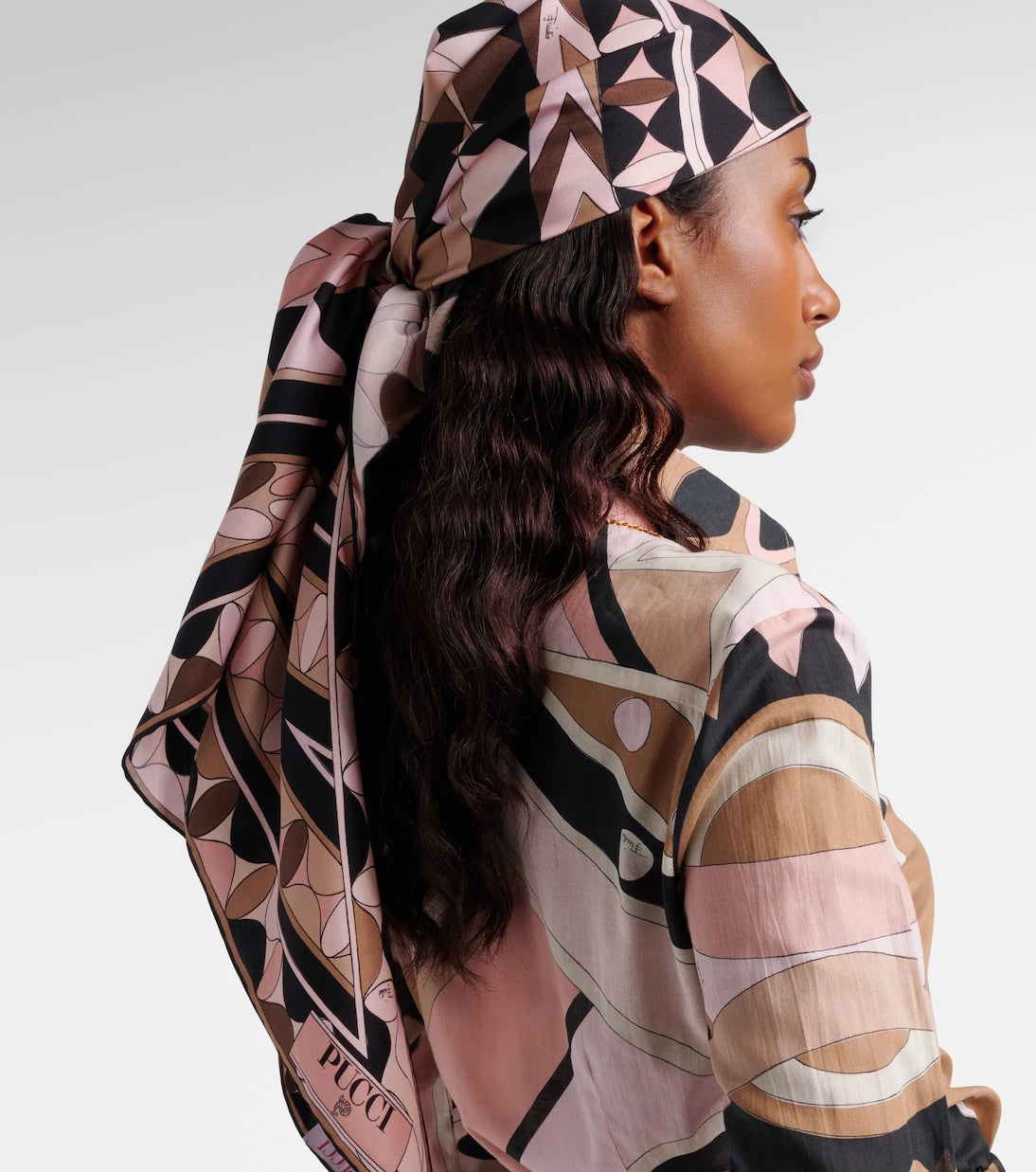 Pucci - Manuba silk twill scarf