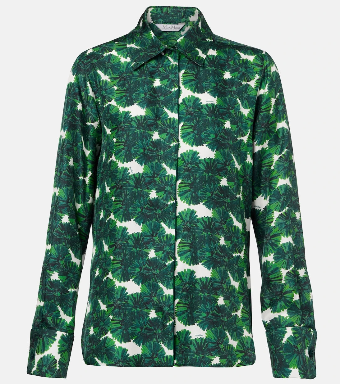 Max Mara - Rodesia printed silk twill shirt