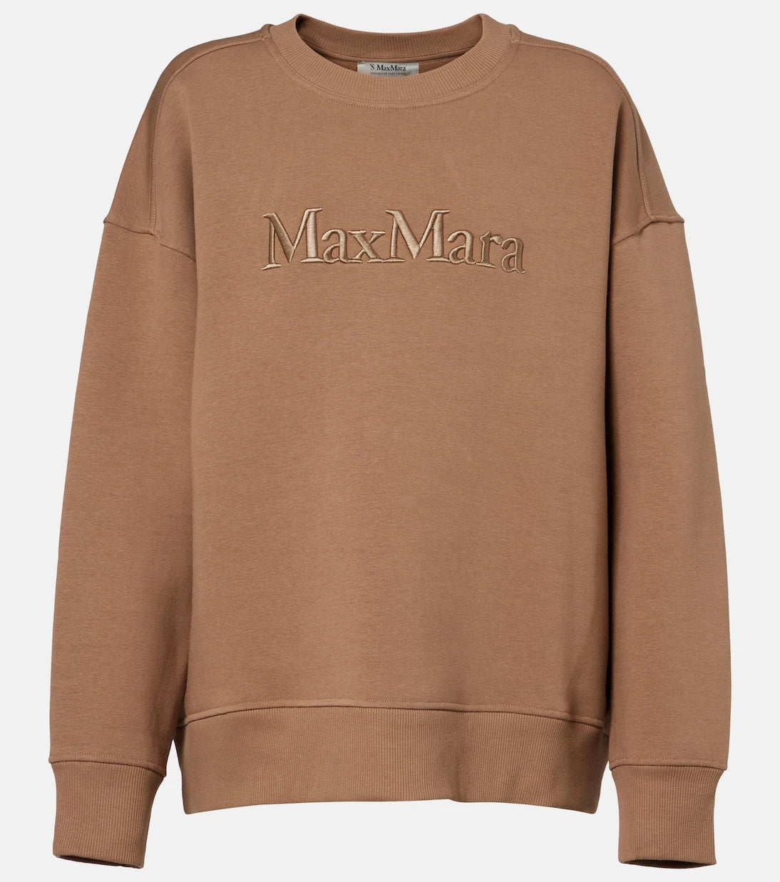 'S Max Mara - سويت شيرت مونزا من مزيج القطن والجرسي