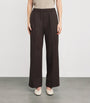 Brown Wide-Leg Trousers