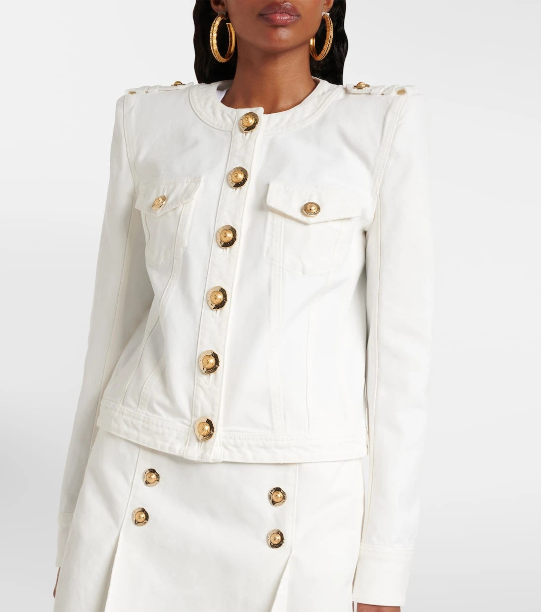 Balmain - Cotton canvas jacket