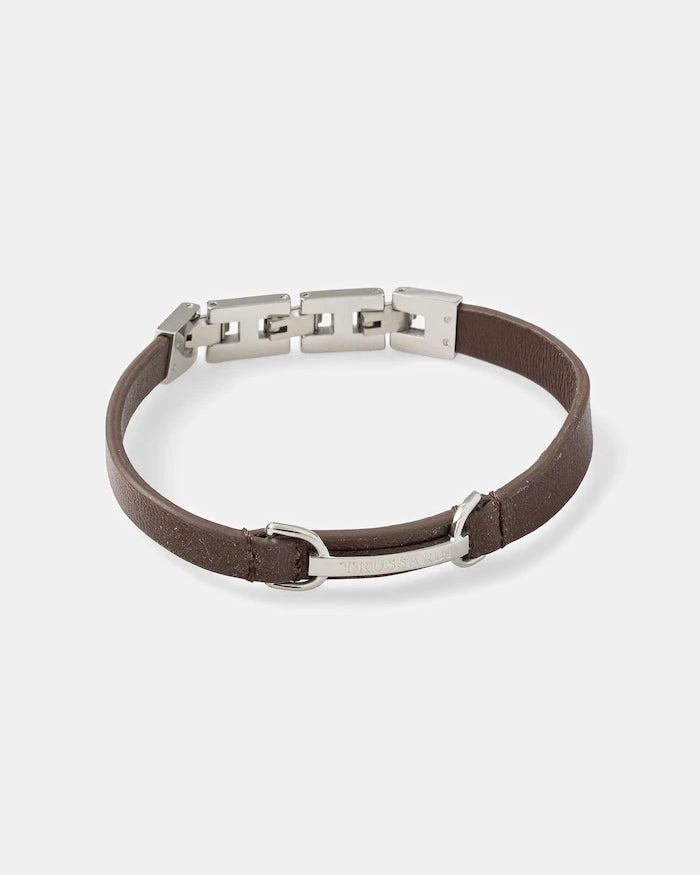Кожена гривна Trussardi T-LEATHER