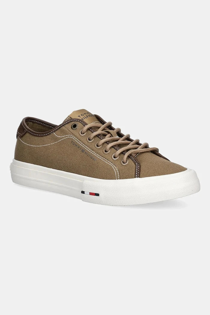 Ниски кецове Tommy Hilfiger TH HI VULC STREET CANVAS