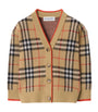 Burberry Kids Wool Check Cardigan (3-12 Years)