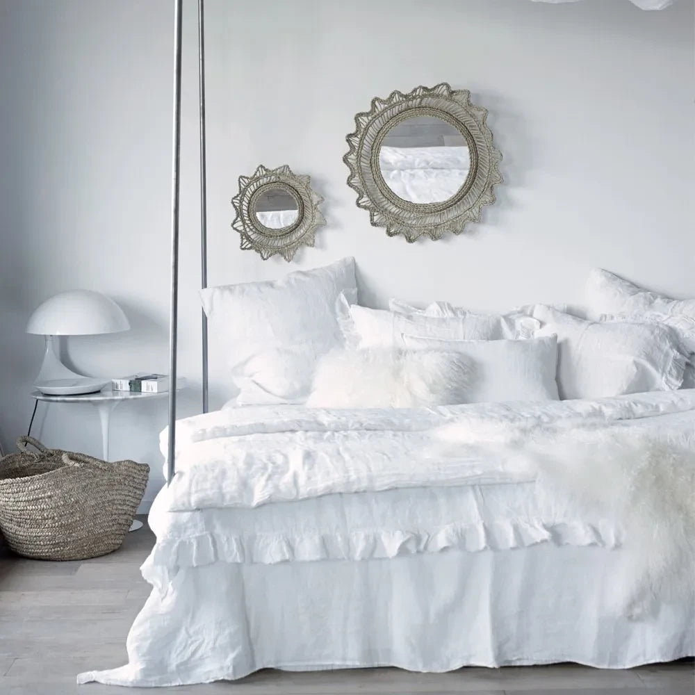 Maison de Vacances - Boho Washed Linen Pillow Case | Natural