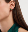 Rose Gold, Diamond and Malachite Divas' Dream Stud Earring