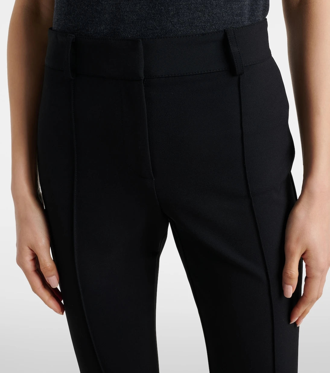Veronica Beard - Hibiscus high-rise flared pants