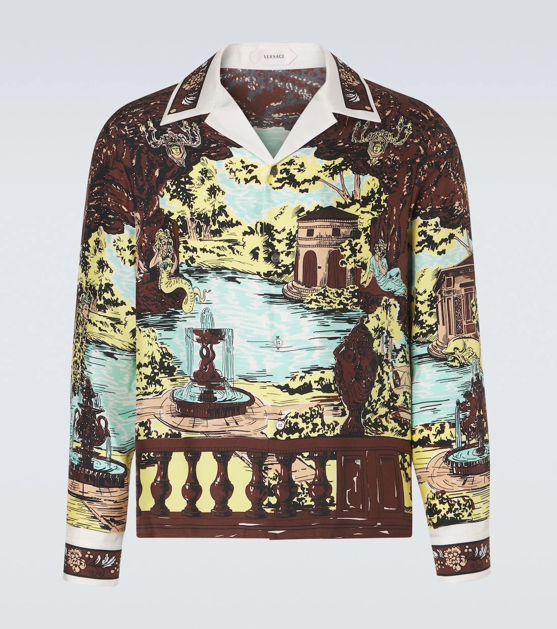 Versace - Printed silk shirt