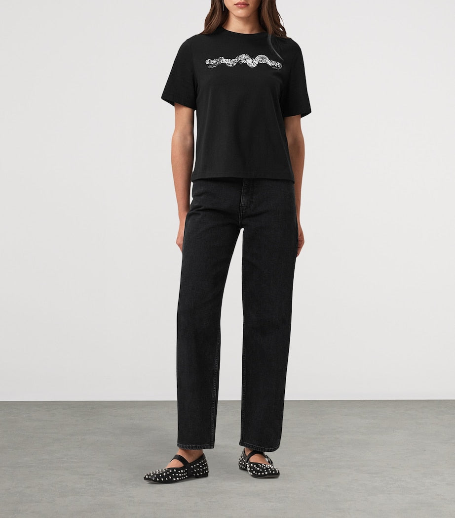 Black Organic Cotton Lisa T-Shirt