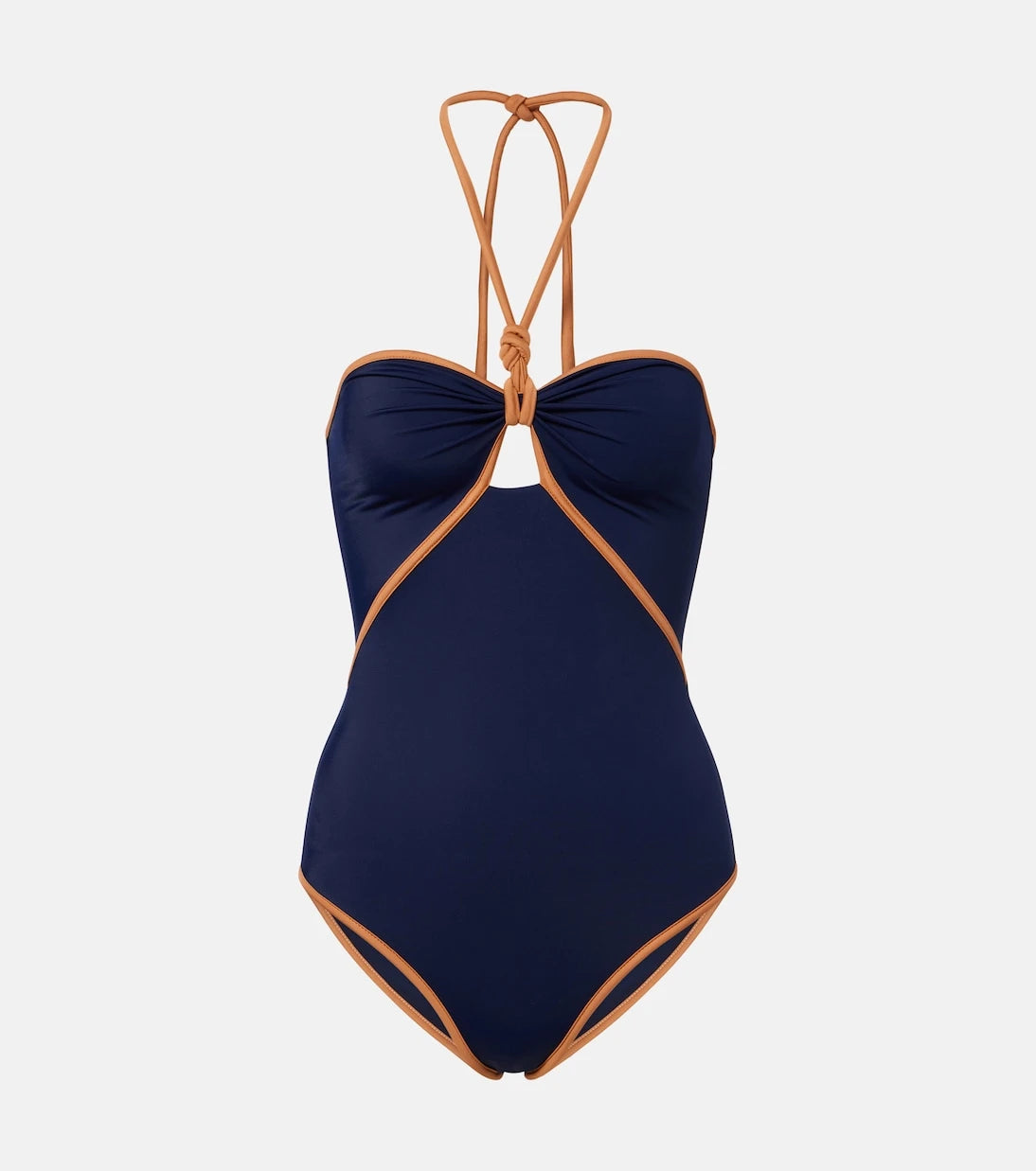 Johanna Ortiz - Cutout halterneck swimsuit