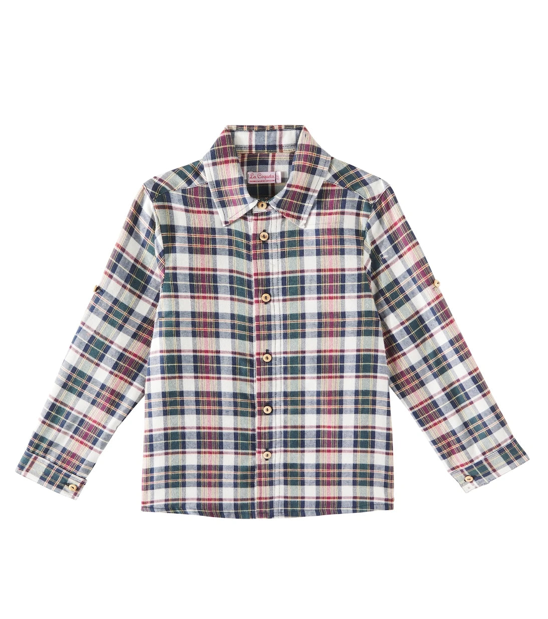 La Coqueta - Nico plaid cotton shirt